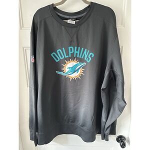 Nike Miami Dolphins Therma Fit On Field Sweatshirt Pullover 3XL